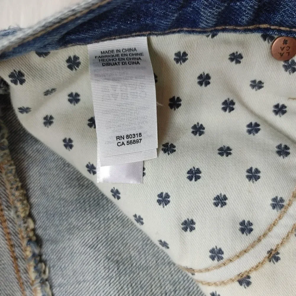 Lucky Brand Women's Old Favorite Mini Skirt blue S